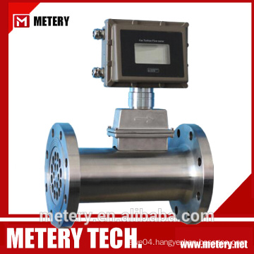 Oxygen/steam turbine flow meter